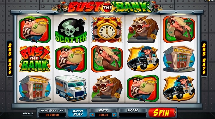Игровой автомат Bust the Bank 