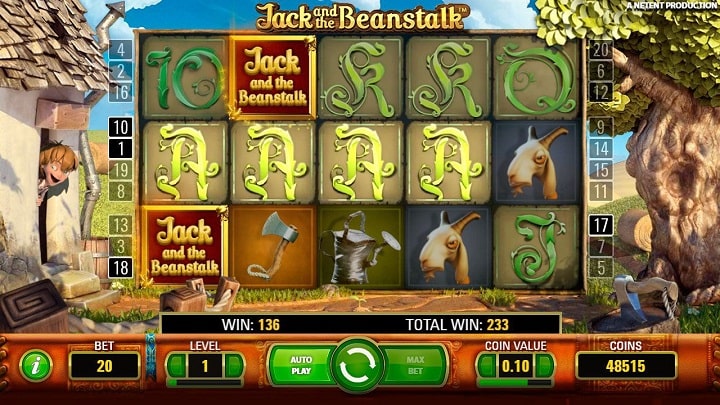 Игровой автомат Jack and the Beanstalk