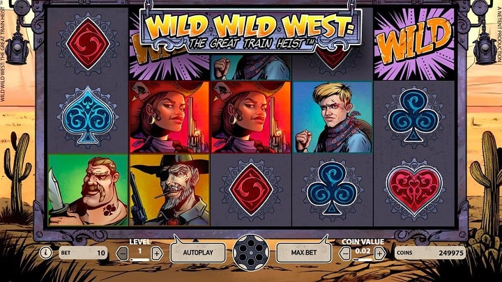 Игровой автомат Wild Wild West: The Great Train Heist