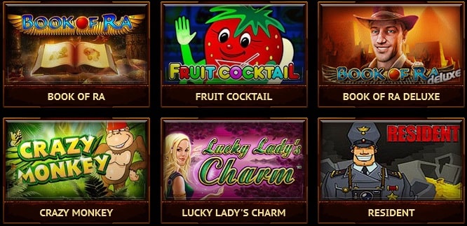 Игровые автоматы в онлайн казино Фараон